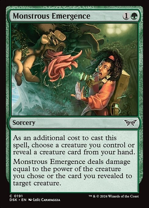 Monstrous Emergence - Duskmourn: House of Horror-(191)