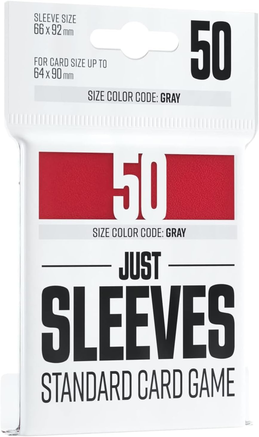 Just Sleeves - Standard Sleeves: Red (50)