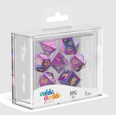 oakie doakie DICE RPG Set Gemidice: Amethyst (7)