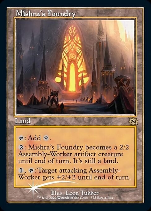 Image: Mishra's Foundry - The Brothers' War-(378)-Foil