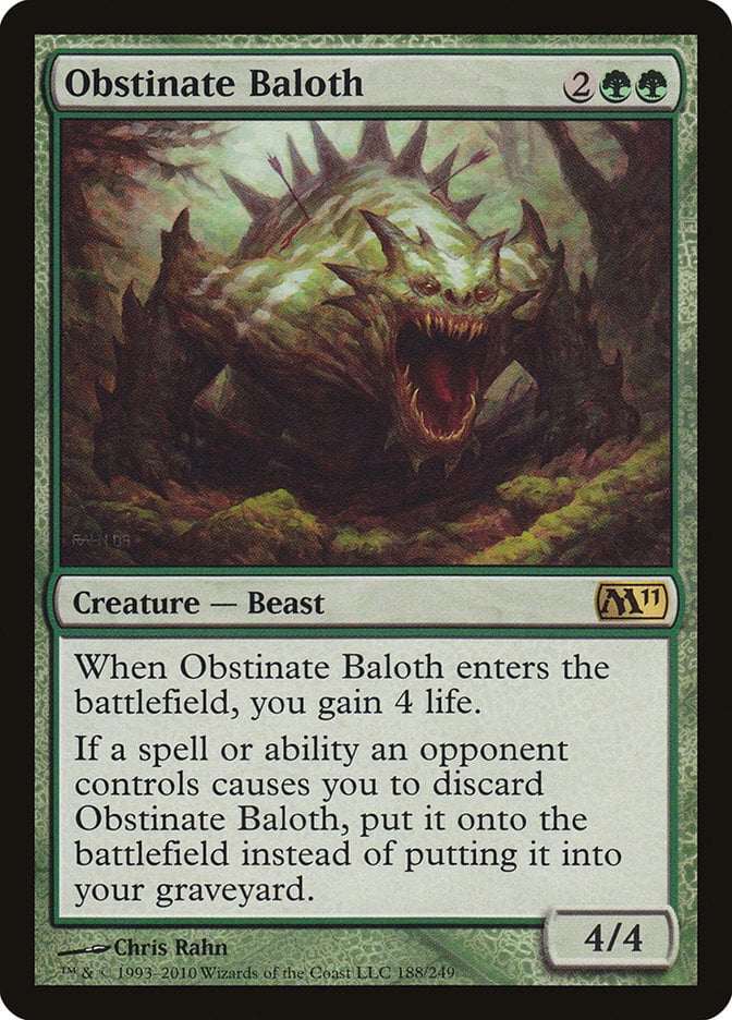 Obstinate Baloth - Magic 2011-(188)