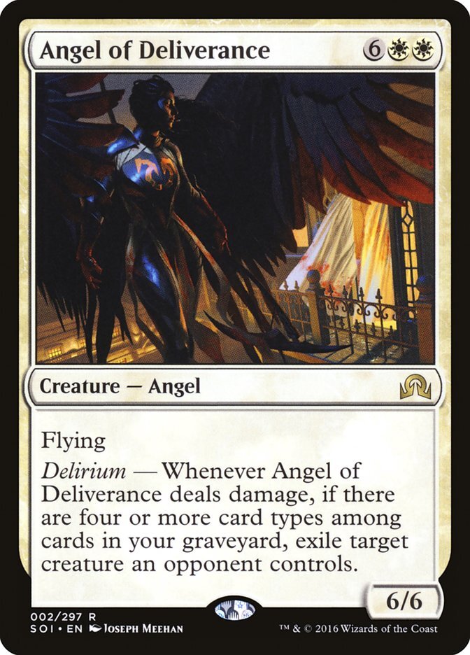 Angel of Deliverance - Shadows over Innistrad-(002)-Foil