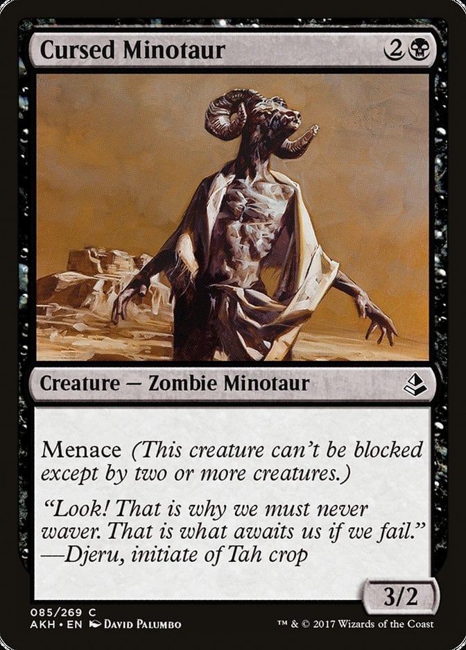 Cursed Minotaur - Amonkhet-(085)