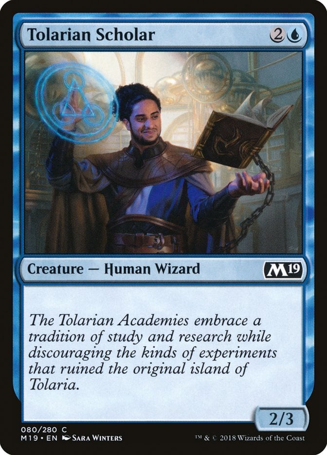 Tolarian Scholar - Core Set 2019-(080)