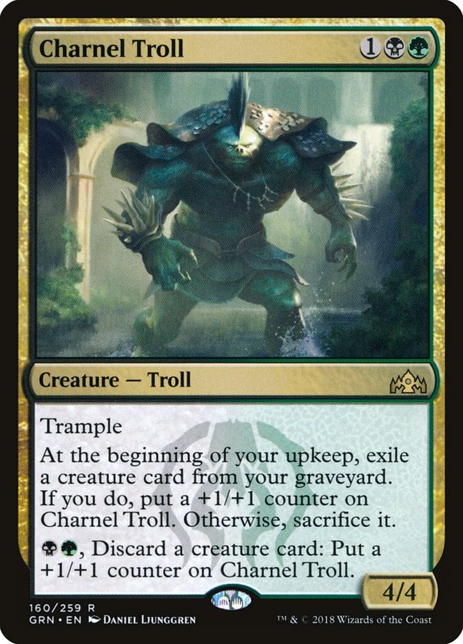 Charnel Troll - Guilds of Ravnica-(160)
