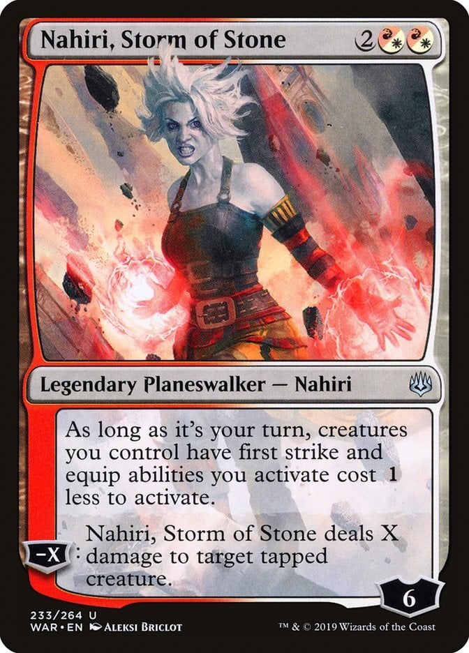 Nahiri, Storm of Stone - War of the Spark-(233)-Foil