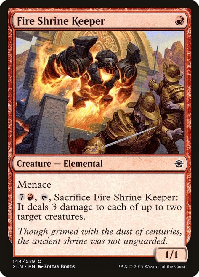 Fire Shrine Keeper - Ixalan-(144)