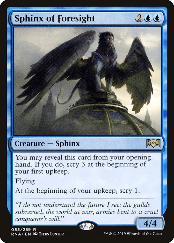 Sphinx of Foresight - Ravnica Allegiance-(055)