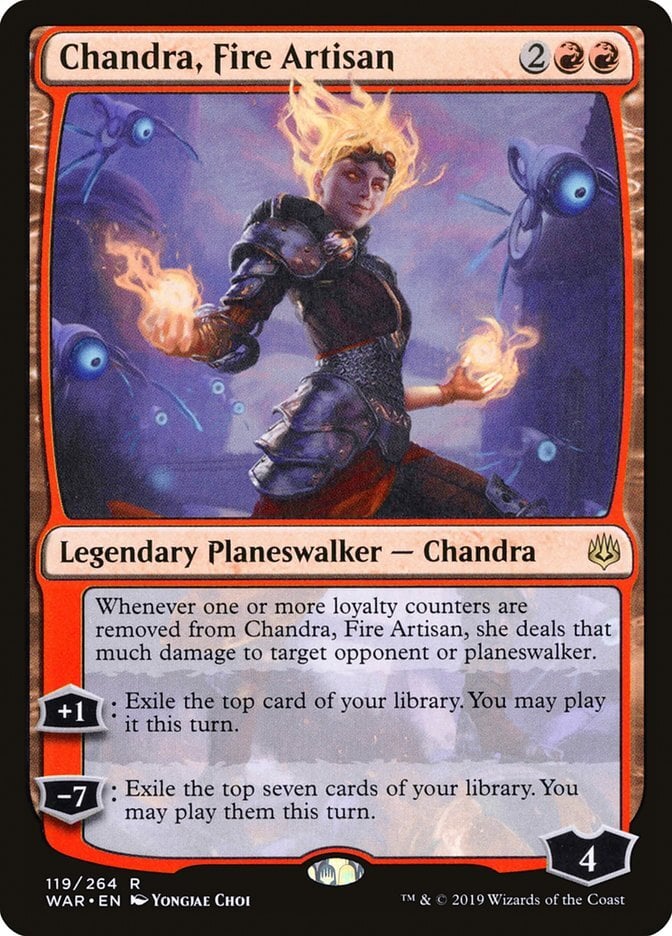 Chandra, Fire Artisan - War of the Spark-(119)