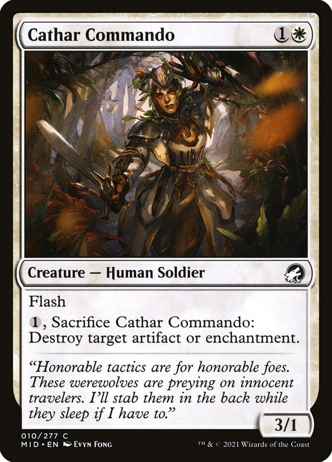 Cathar Commando - Innistrad: Midnight Hunt-(010)