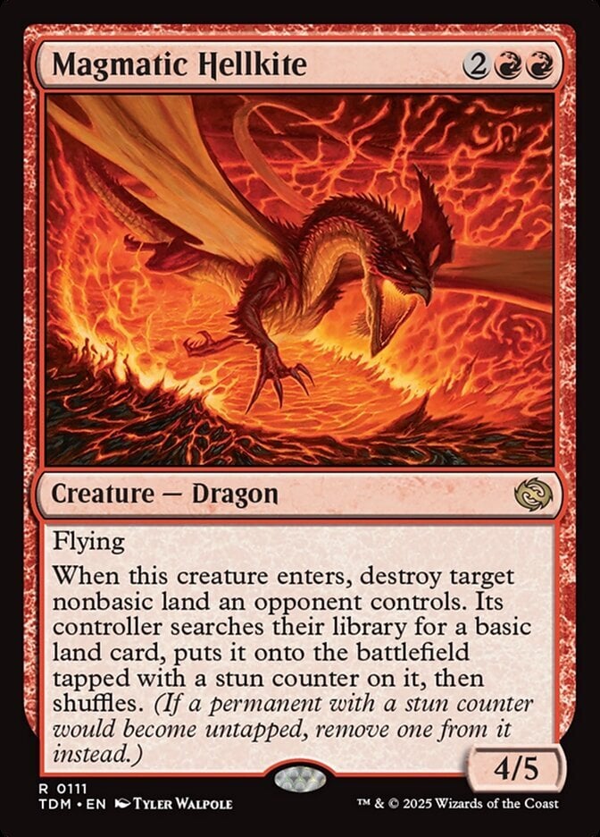 Magmatic Hellkite - Tarkir: Dragonstorm-(111)