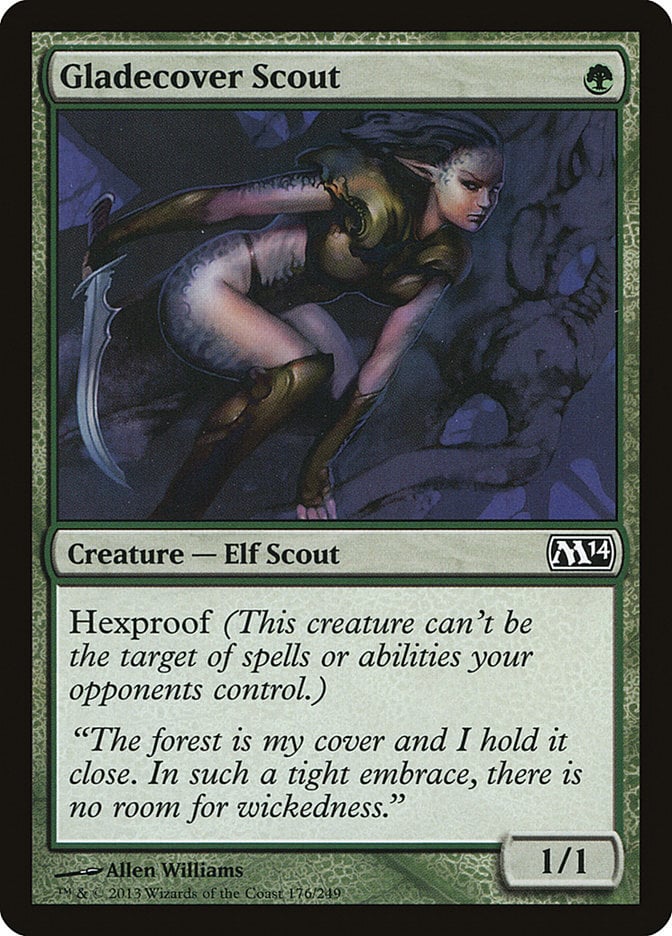 Gladecover Scout - Magic 2014 Core Set-(176)