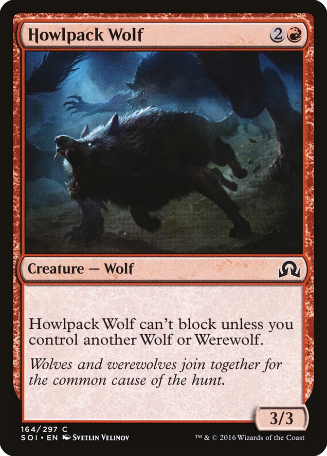 Howlpack Wolf - Shadows over Innistrad-(164)