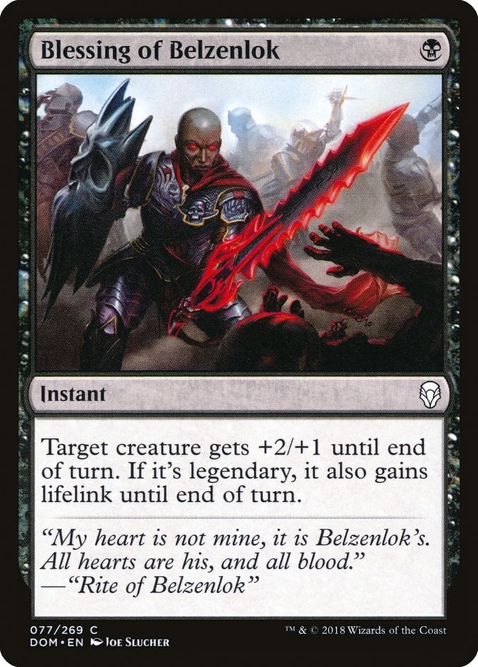 Blessing of Belzenlok - Dominaria-(077)