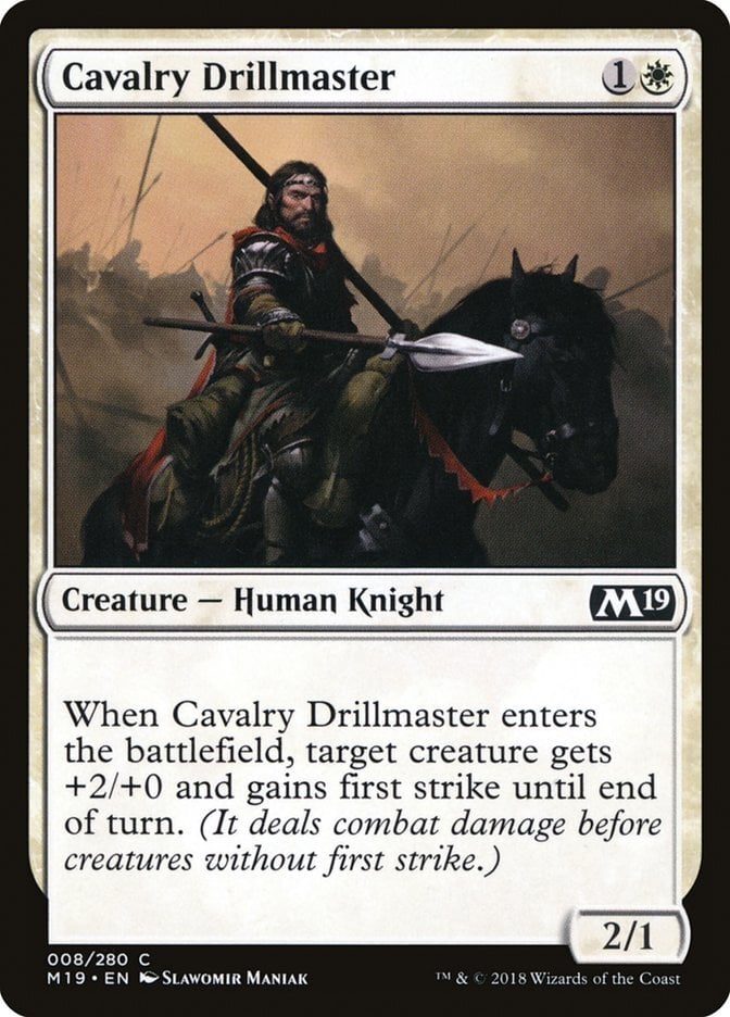 Cavalry Drillmaster - Core Set 2019-(008)