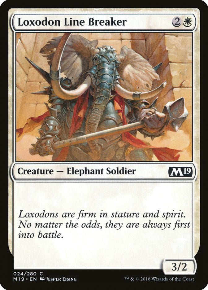 Loxodon Line Breaker - Core Set 2019-(024)
