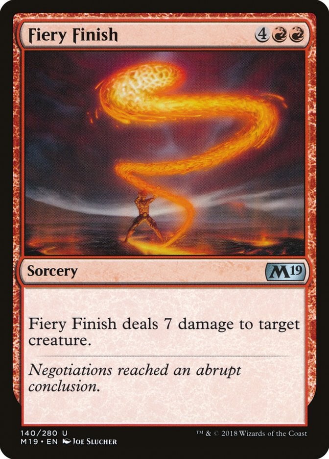 Fiery Finish - Core Set 2019-(140)