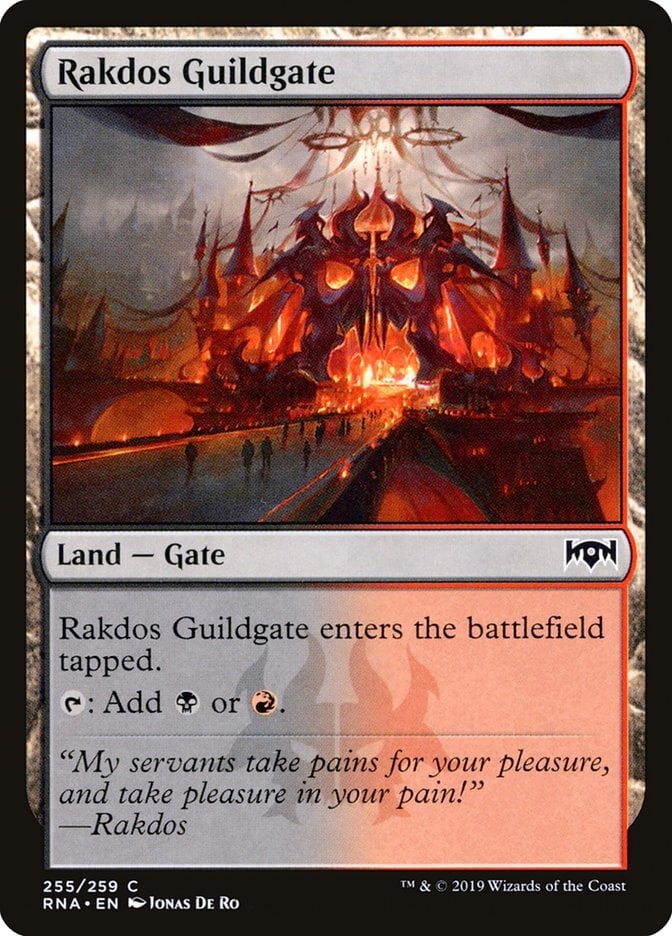 Rakdos Guildgate - Ravnica Allegiance-(255)