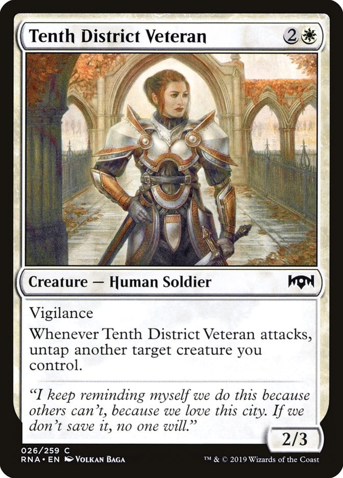 Tenth District Veteran - Ravnica Allegiance-(026)