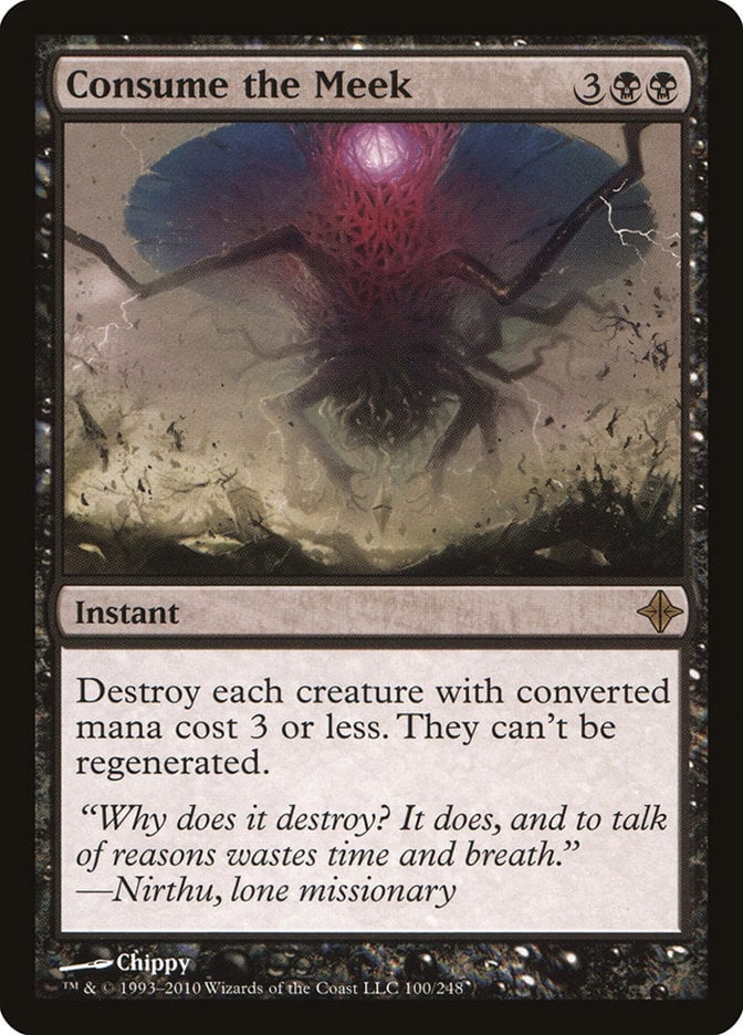 Consume the Meek - Rise of the Eldrazi-(100)