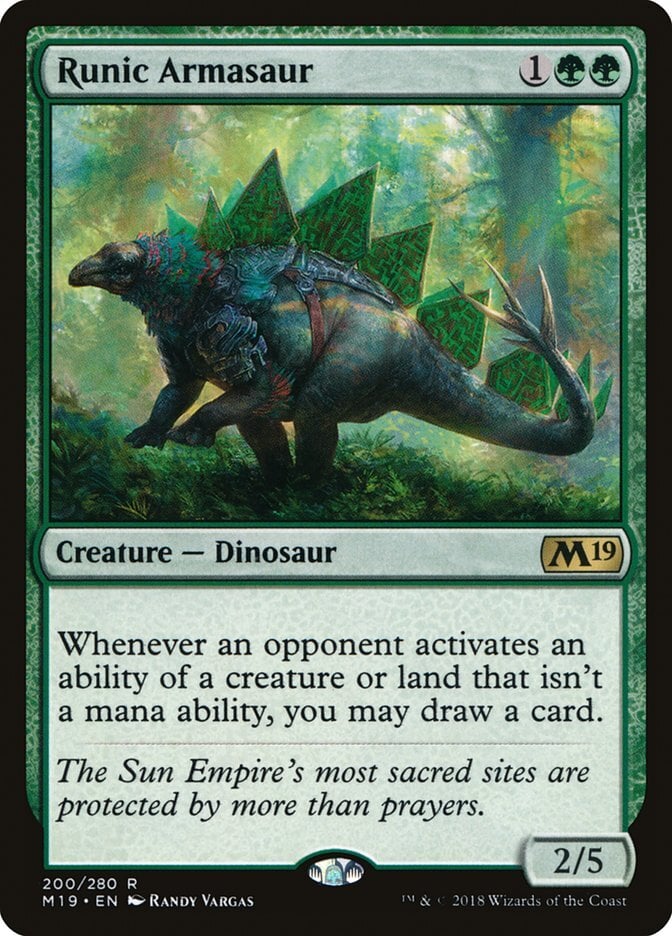 Runic Armasaur - Core Set 2019-(200)