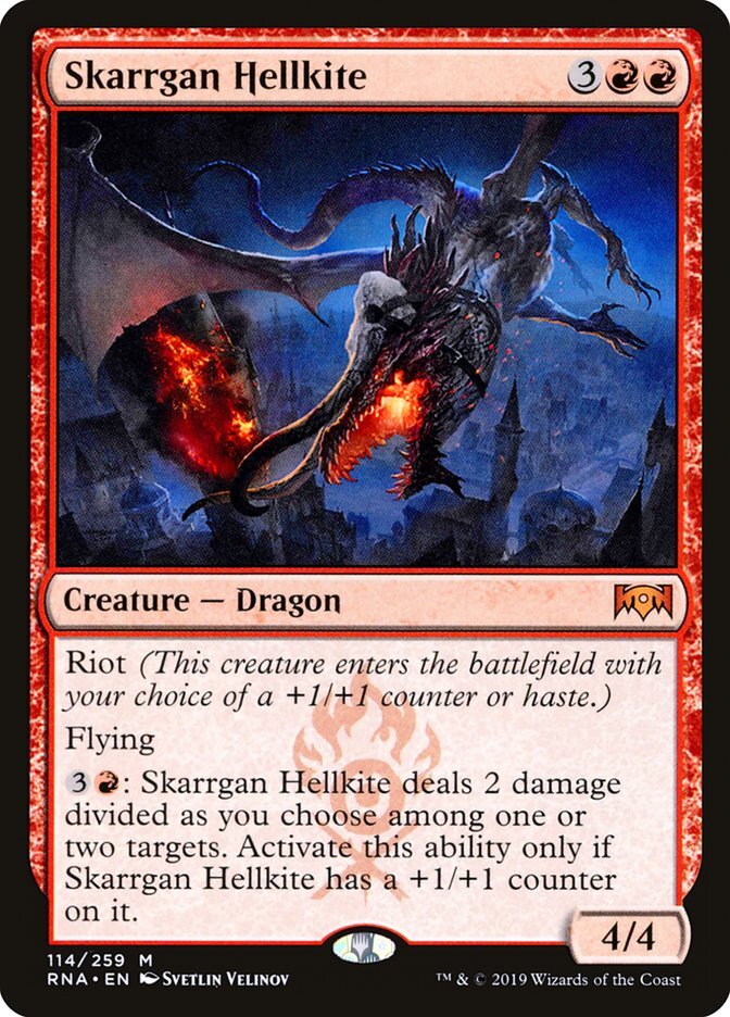 Skarrgan Hellkite - Ravnica Allegiance-(114)