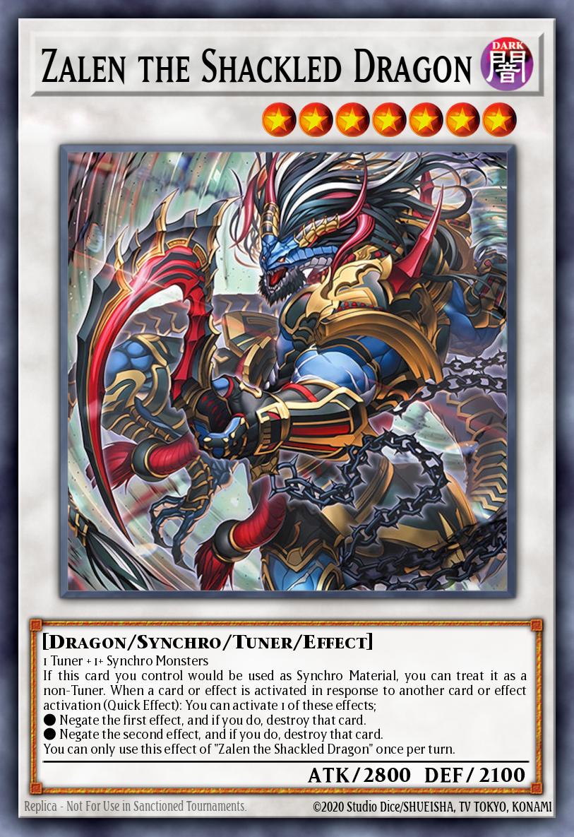 Zalen the Shackled Dragon - (Burst Protocol) - (BPRO-EN042) - (SR)