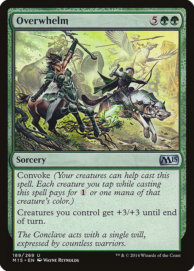 Overwhelm - Magic 2015 Core Set-(189)