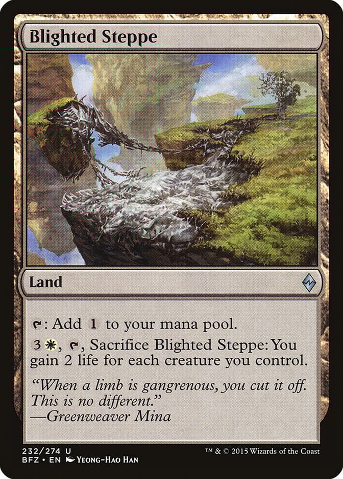 Blighted Steppe - Battle for Zendikar-(232)