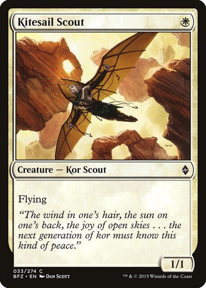 Kitesail Scout - Battle for Zendikar-(033)