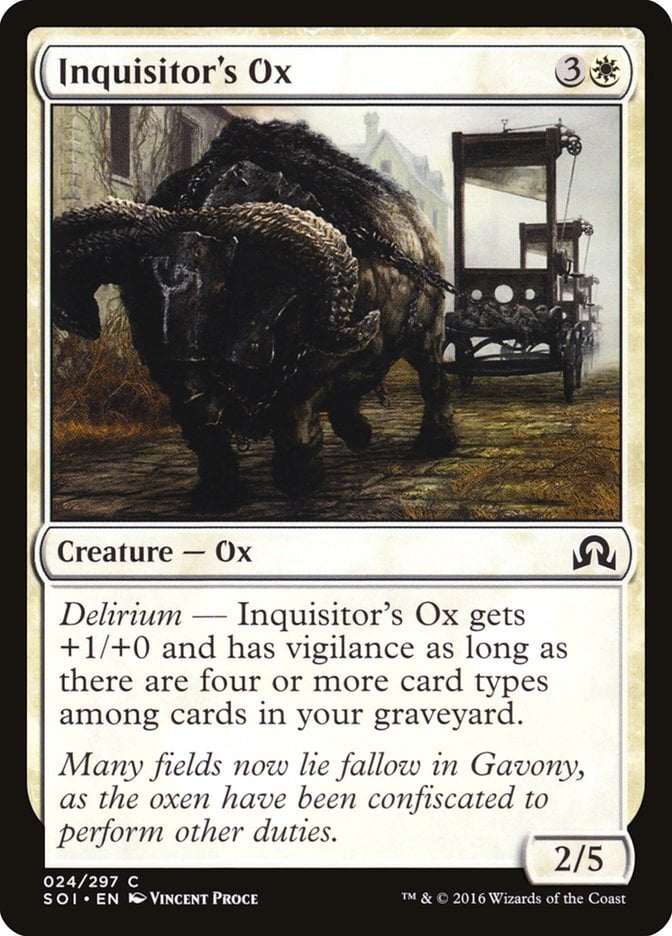 Inquisitor's Ox - Shadows over Innistrad-(024)