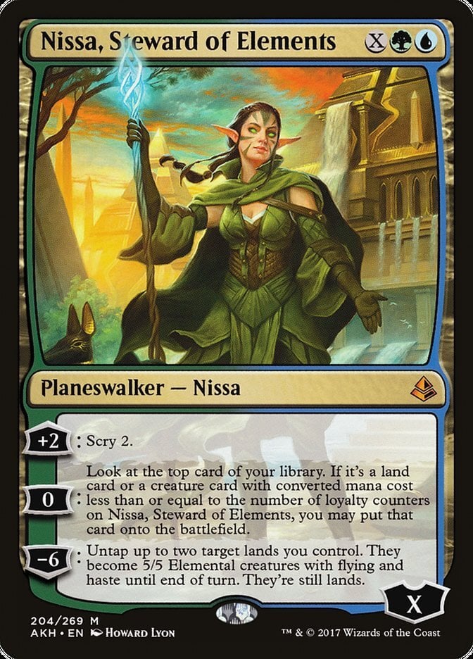 Nissa, Steward of Elements - Amonkhet-(204)