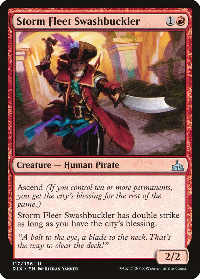 Storm Fleet Swashbuckler - Rivals of Ixalan-(117)