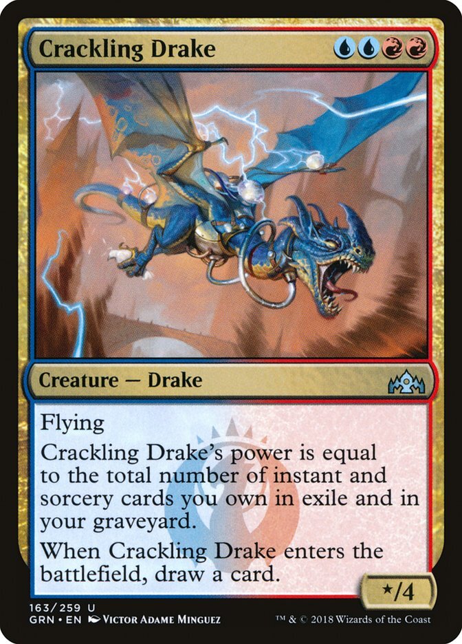 Crackling Drake - Guilds of Ravnica-(163)