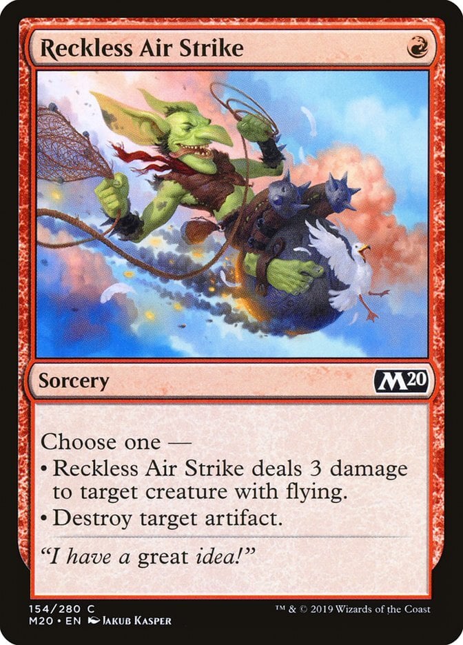 Reckless Air Strike - Core Set 2020-(154)
