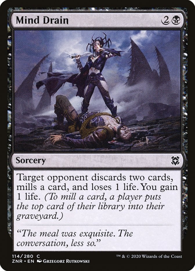 Mind Drain - Zendikar Rising-(114)
