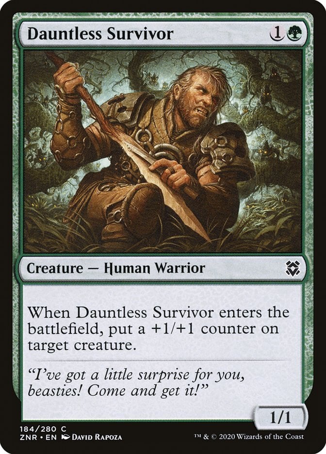 Dauntless Survivor - Zendikar Rising-(184)