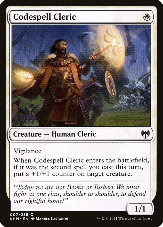 Codespell Cleric - Kaldheim-(007)