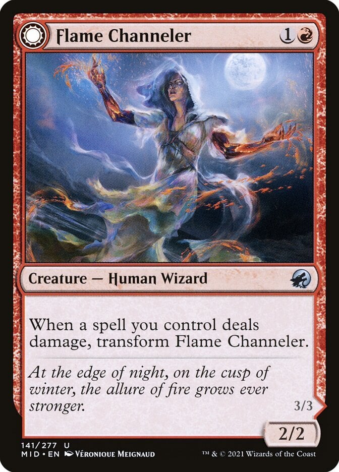 Flame Channeler // Embodiment of Flame - Innistrad: Midnight Hunt-(141)